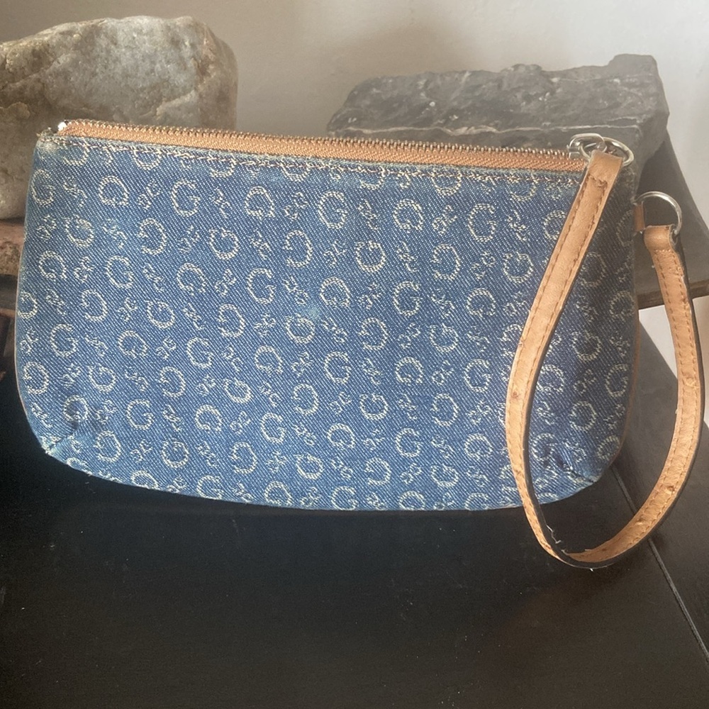 RARE vintage Guess denim wristlet - Picture 5 of 8